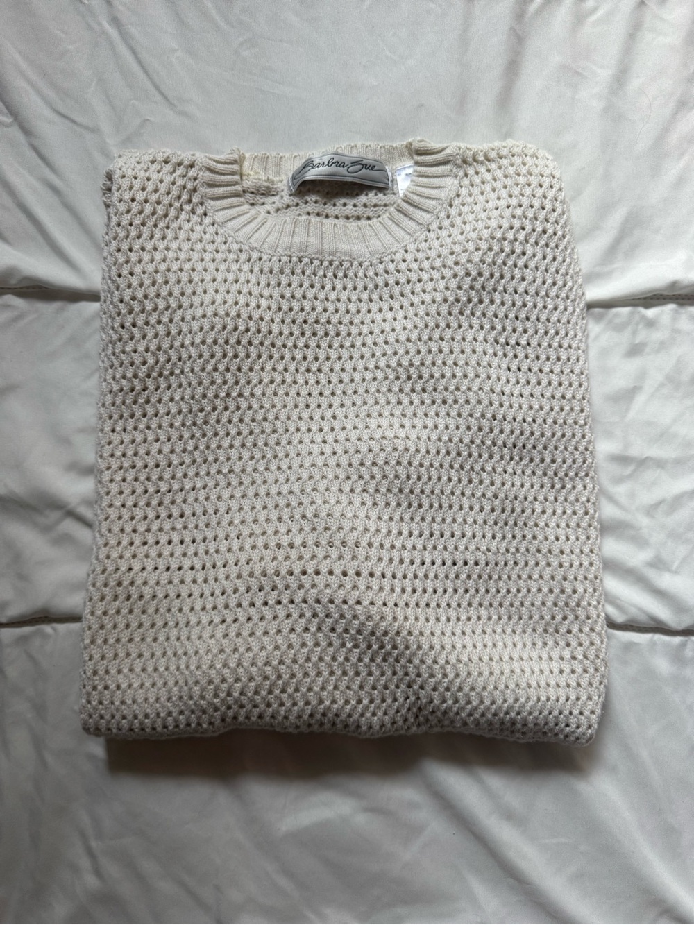 Off White Knit Crewneck Sweater 🤍✨